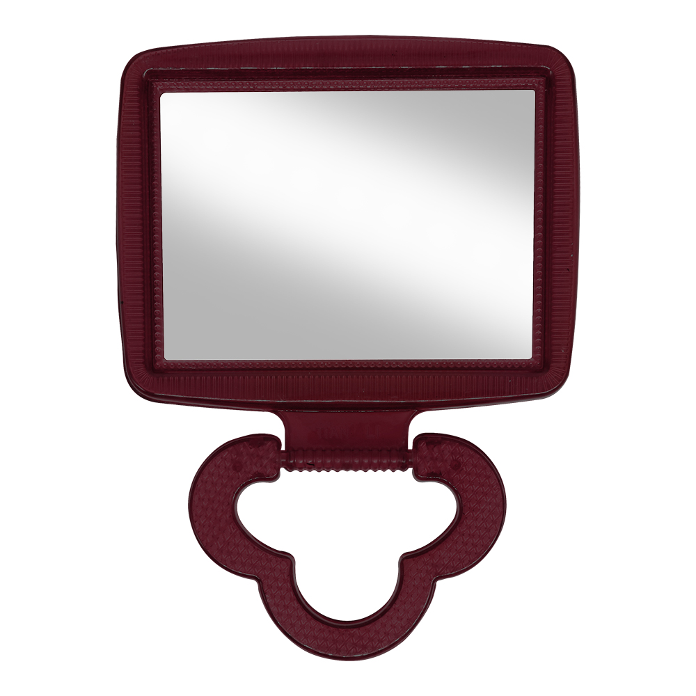 картинка Зеркало ZCDE-01 настольное квадратное, 14*11 см, бордовый 