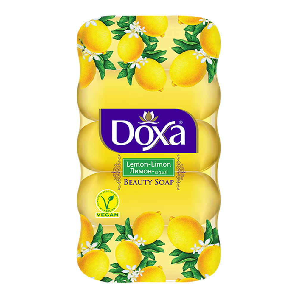 картинка Мыло туалетное DOXA ECOPACK Лимон 60 гр, 5 шт 