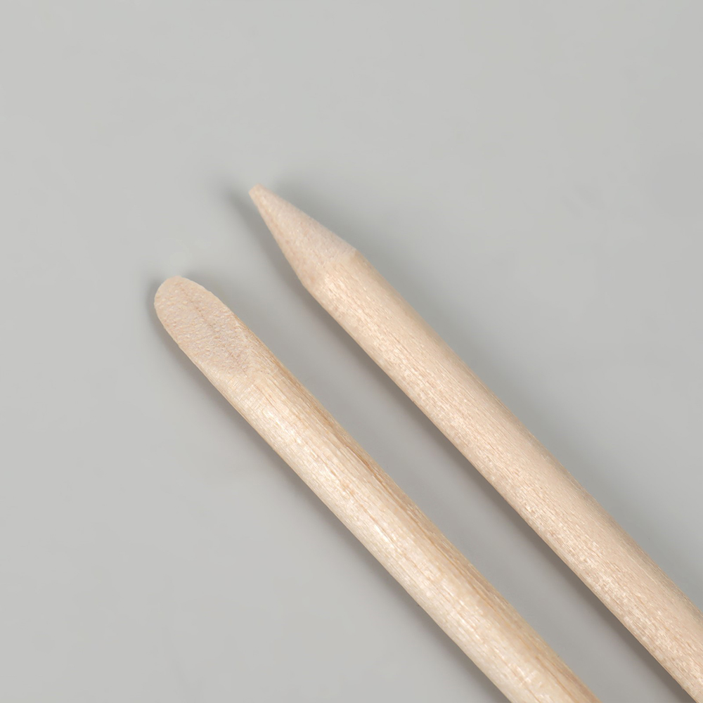 картинка Палочки для кутикулы Queen fair 1270999 апельсиновые, деревянные 10 шт 7 см 