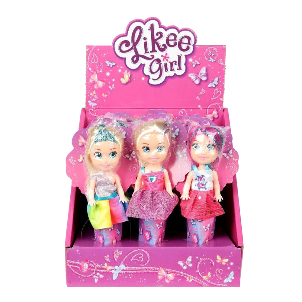 картинка Кукла Likee Girl LG-D12-DISPLAY-RU, 12 см 