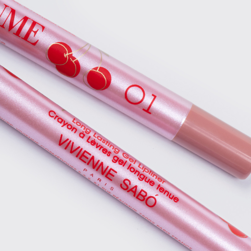 картинка Карандаш для губ Vivienne Sabo Le Grand Volume устойчивый гелевый, светлый нюд, тон 01 