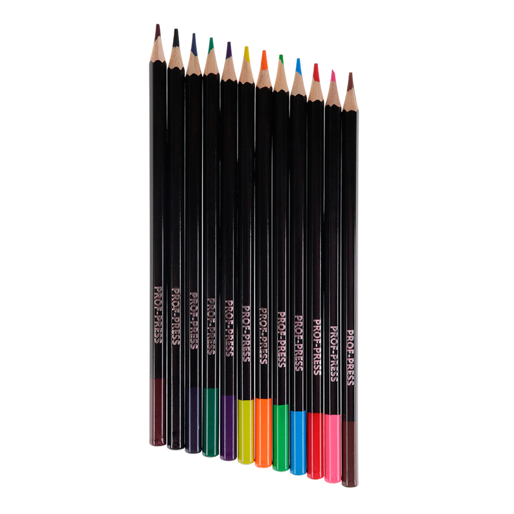 Карандаши цветные Проф-Пресс КЦ-3107 Аниме, 12 шт