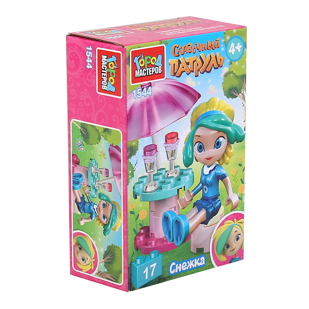 картинка Конструктор 1544-AA Город мастеров Сказочный патруль Снежка в кафе, пластик, 17 деталей 