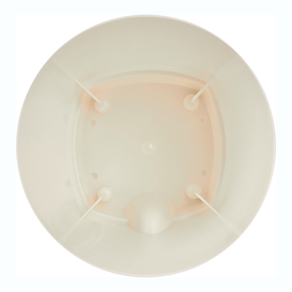 картинка Кашпо InGreenING6201СЛ AMSTERDAM,круглое с прикорневым поливом 200 мм, пластик, сливочный, 4 л 