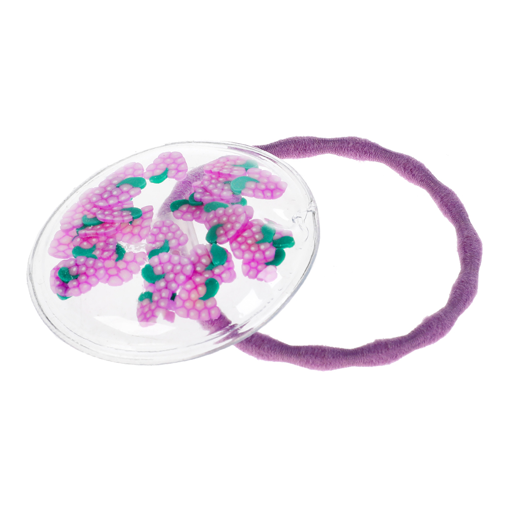 картинка Набор для волос Милая ледиTHINHAIRELASTIC-D2-EN4 Энчантималс резинки, виноград, 2 шт 