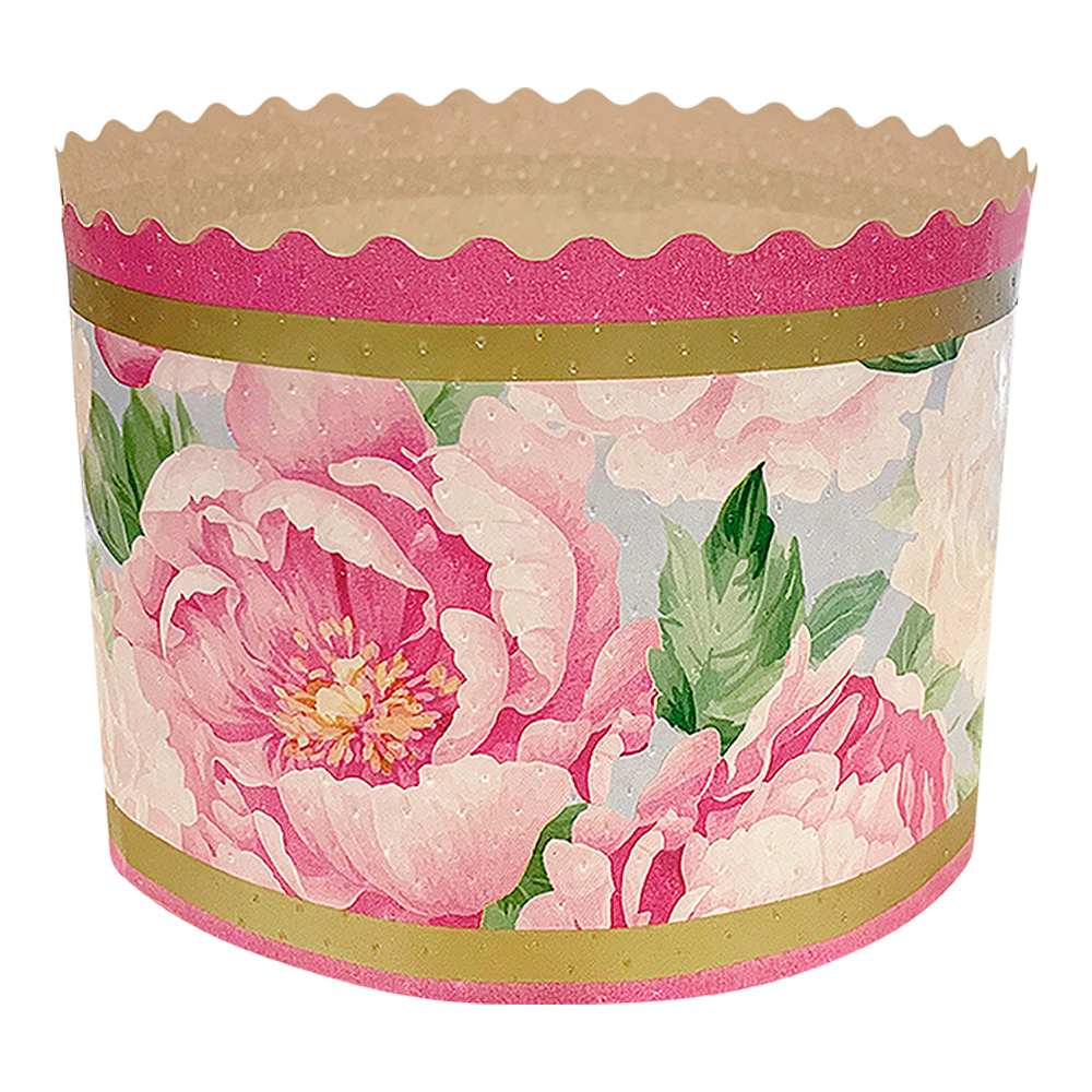 Форма для выпечки бумажная Пионы 110*85 мм