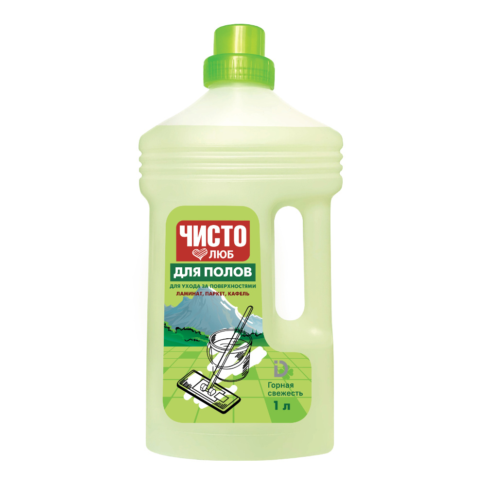 картинка Чистящее средство Чистолюб Горная свежесть, для мытья пола, 1 л 