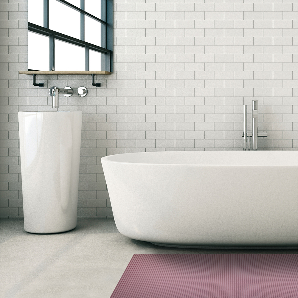 картинка Коврик вспененный для ванной комнаты 67160 OV3 0,65х15 м, ПВХ 