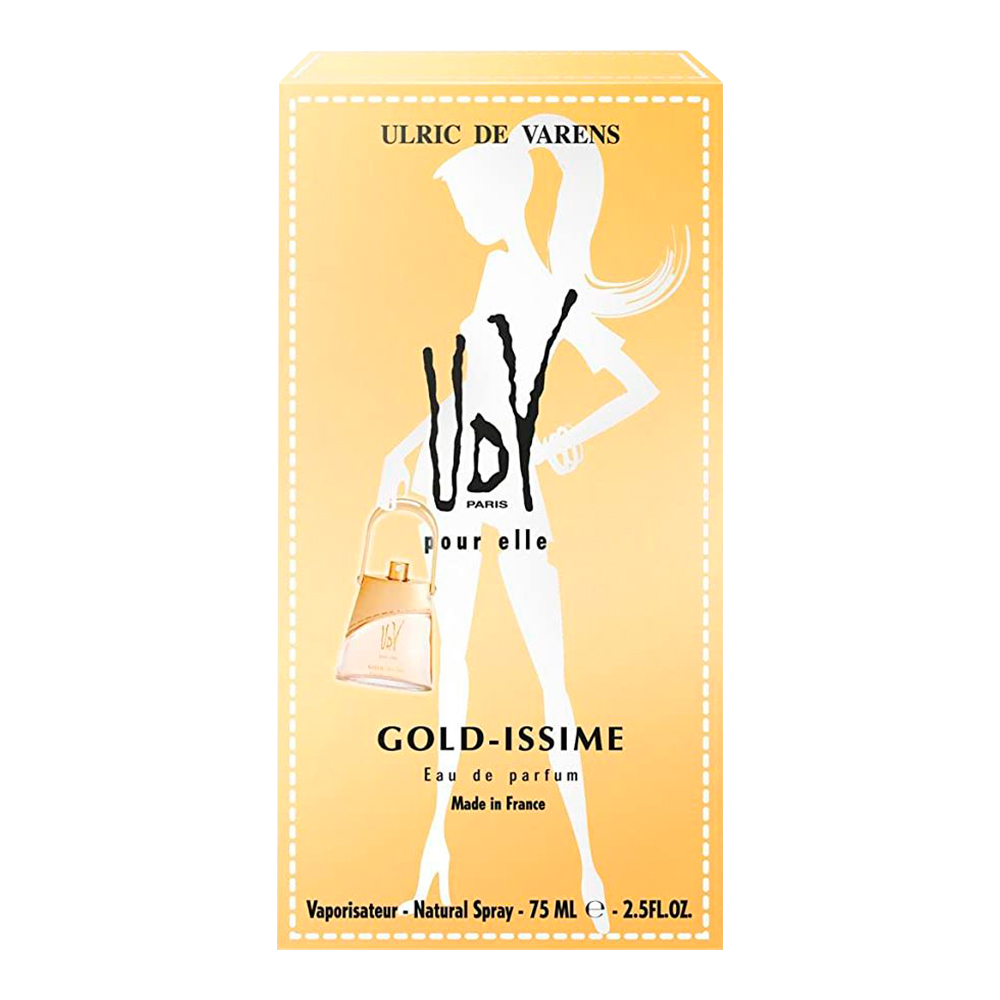Туалетная вода UDV Ulric de Varens Gold-Issime цветочный аромат, женский, 75 мл