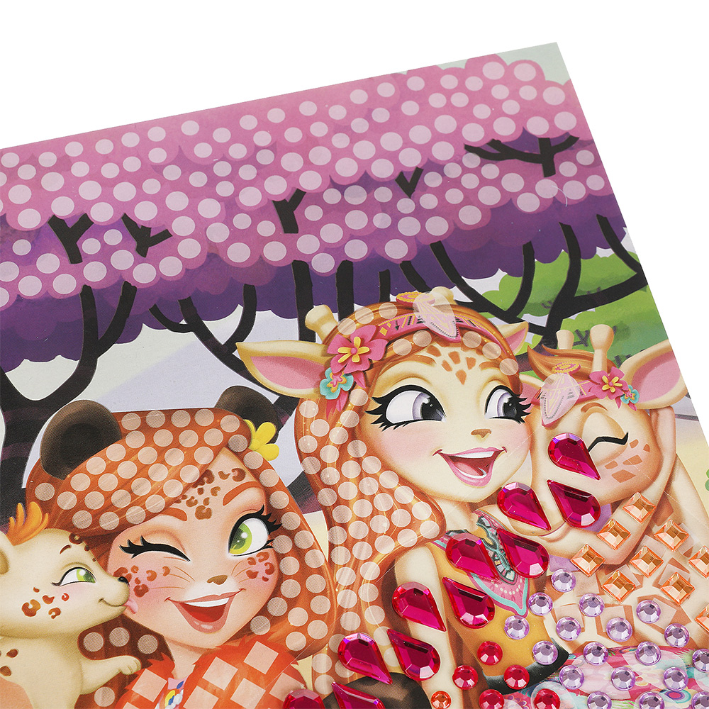 картинка Аппликация MultiArt Enchantimals 100CRYS-EN2 кристальная мозаика, 17*23 см 