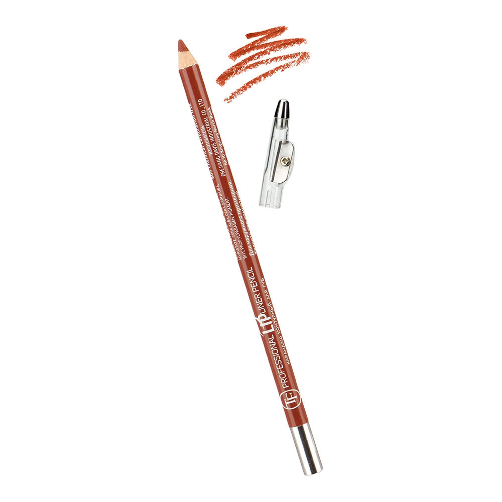 картинка Карандаш для губ Triumf с точилкой, корица, тон 124 