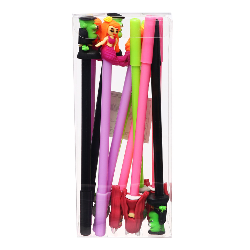 Ручка гелевая Calligrata 10202516 прикол Сказочные герои, стержень синий, пластик, в ассортименте