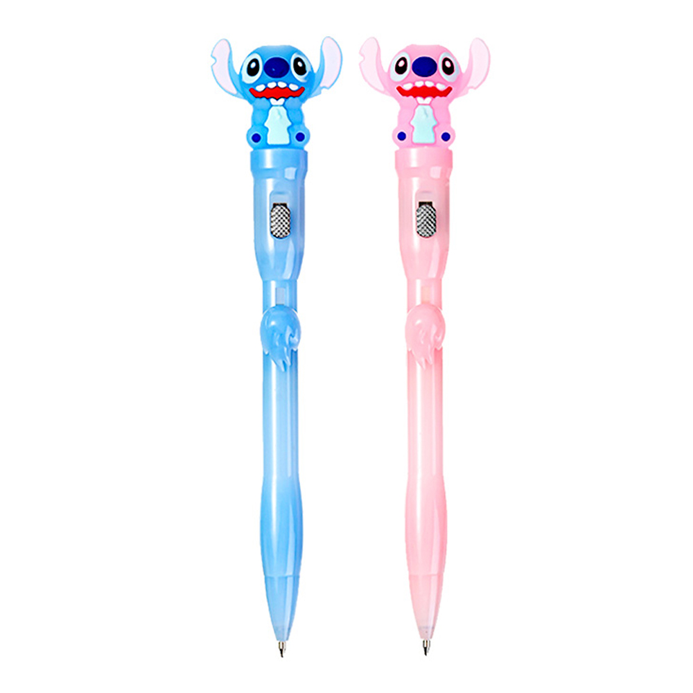 Ручка-автомат M-15622-70 шариковая Ушастик, с проектором, пишущий узел 0,7мм, синий