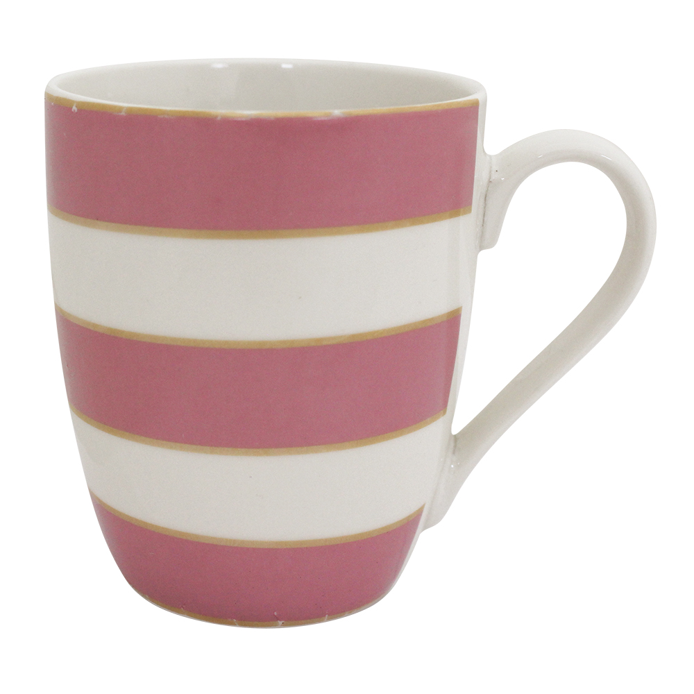 Кружка KKR-99 4 дизайна, Полосы, керамика, 360 мл