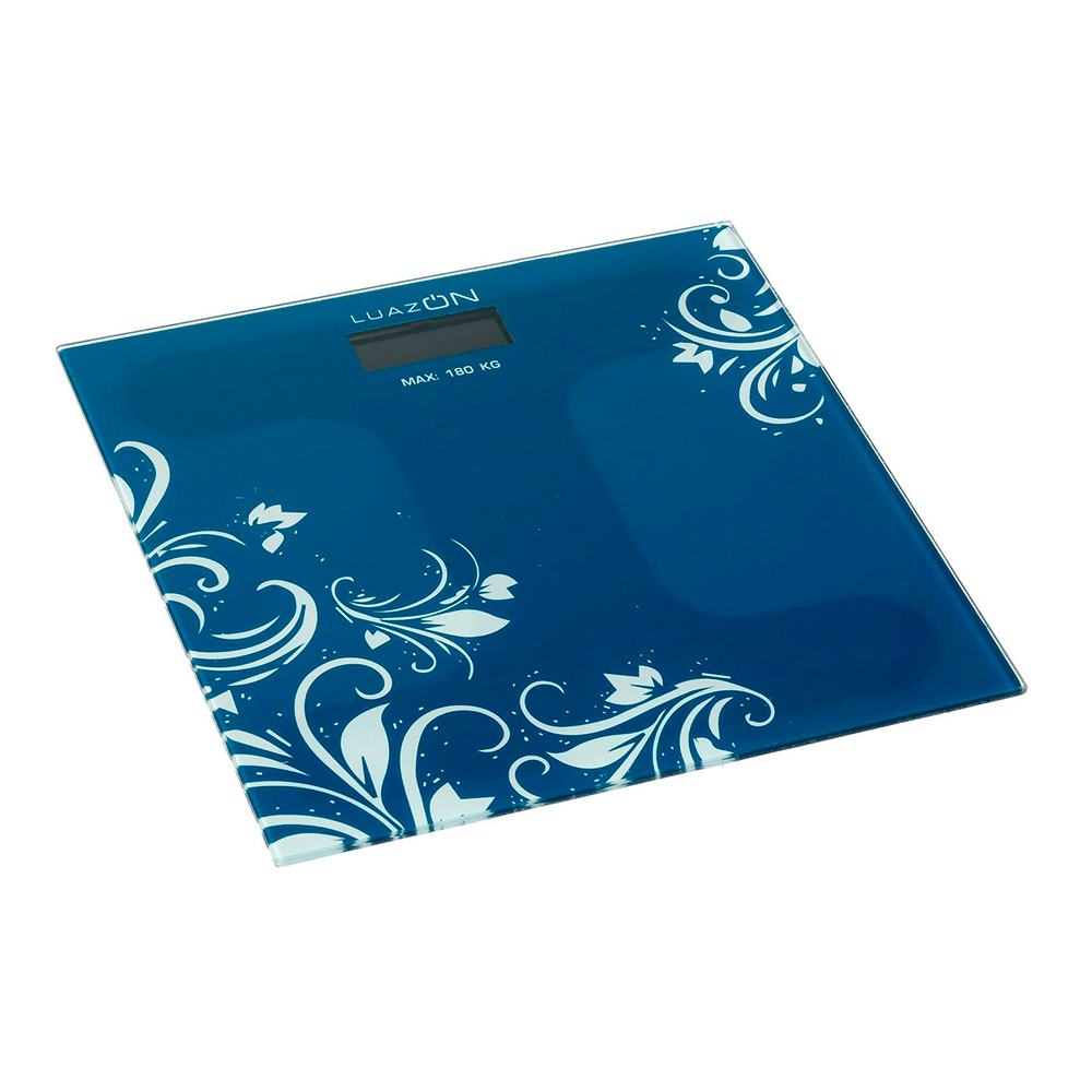 Весы Luazon LVE-005 Узор напольные электронные, стекло