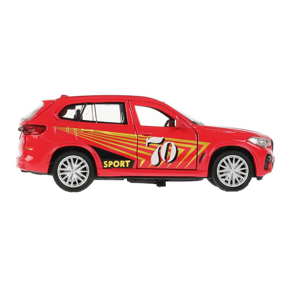 картинка Машина X5-12SLSRT-RD Технопарк BMW X5 M-SPORT двери багаж открываются, 12 см, металл 