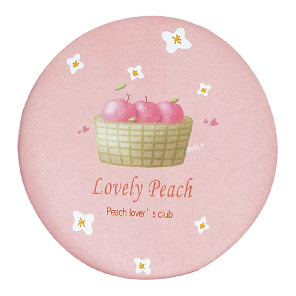 картинка Зеркало 4641 карманное,круглое, Персик 7 см 