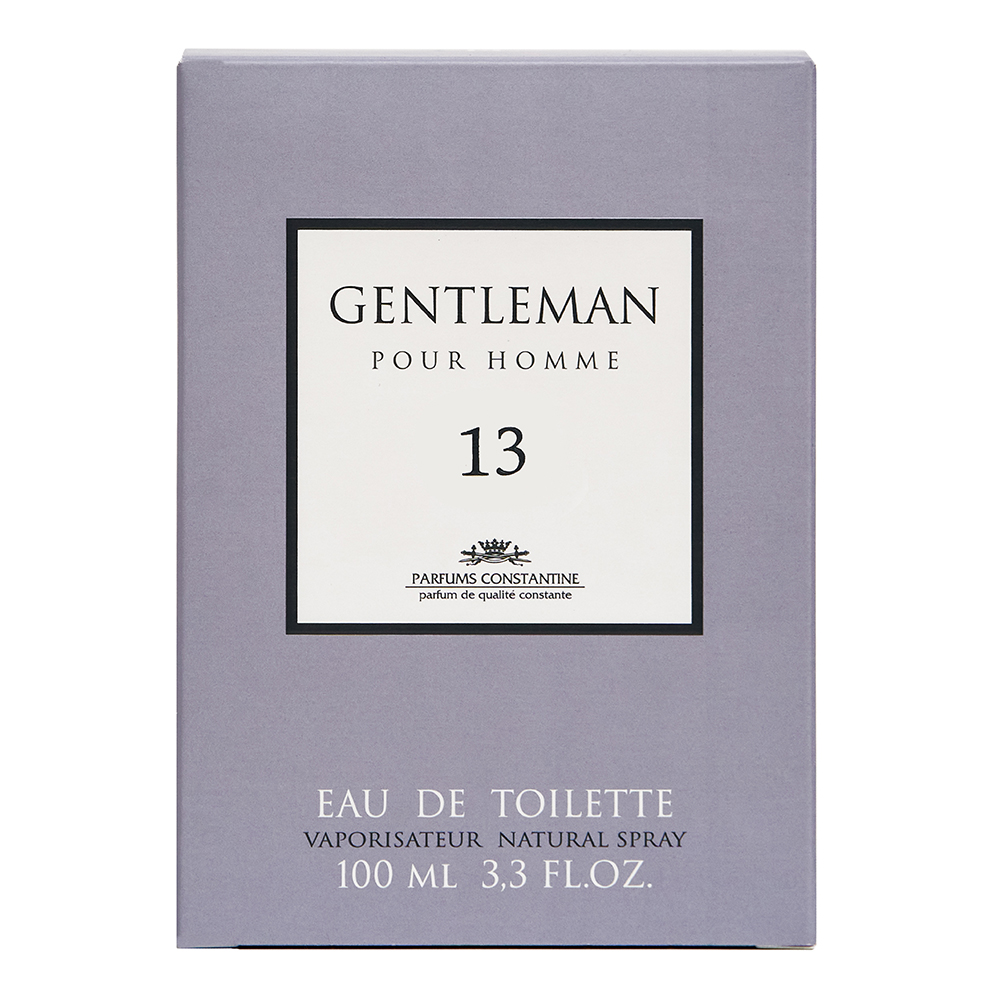 Туалетная вода Gentleman №13 водный аромат, мужская, 100 мл