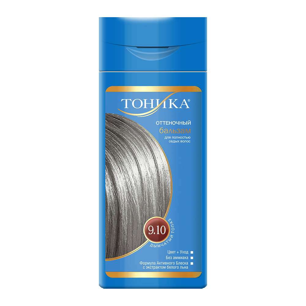 картинка Бальзам для волос оттеночный Роколор Тоника тон 9.10, дымчатый топаз, 150 мл 