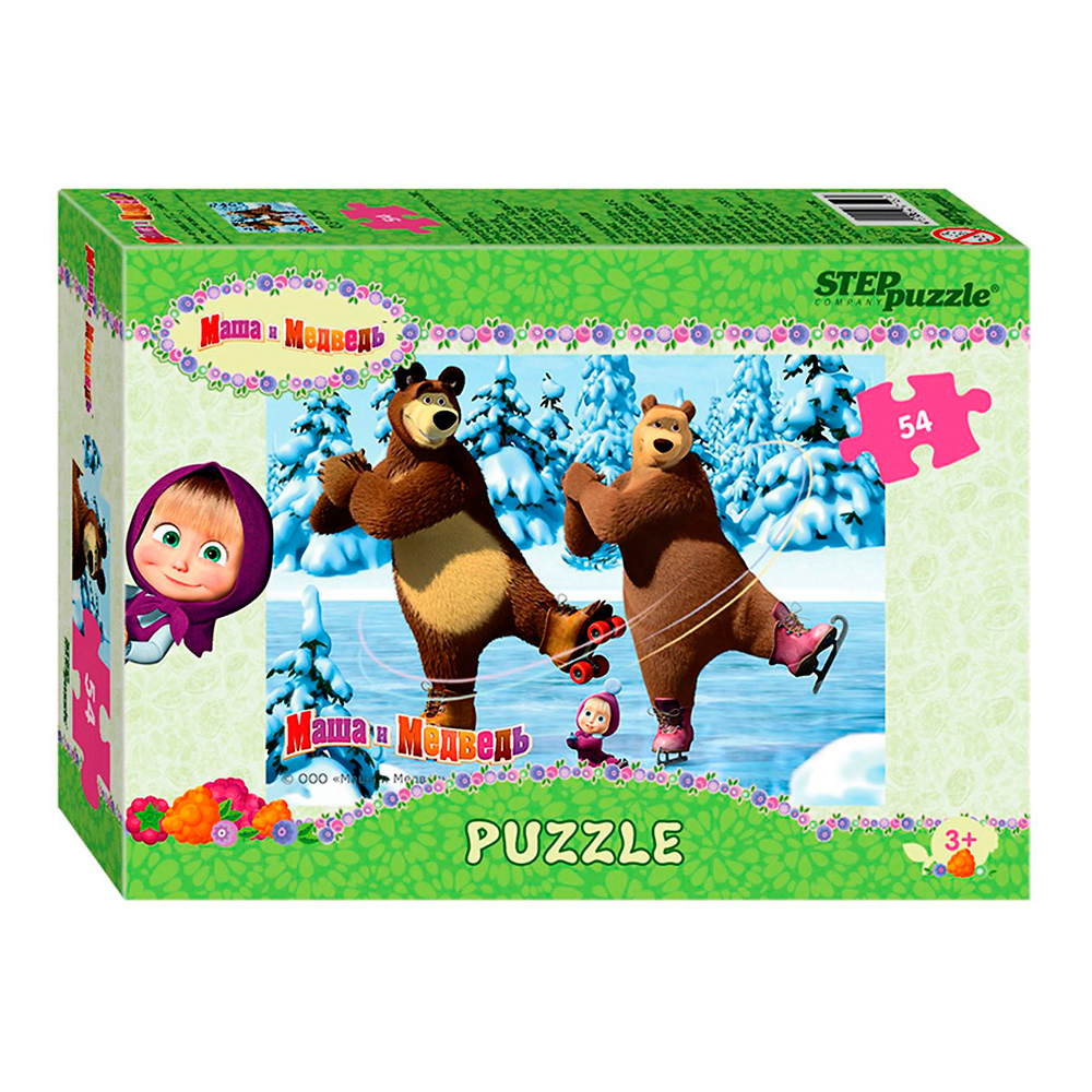 картинка Пазл 780358 Маша и Медведь, 54 элементов 
