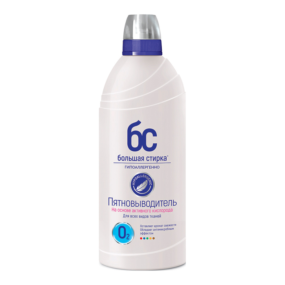 картинка Пятновыводитель Большая стирка 500мл гель (NEW) 