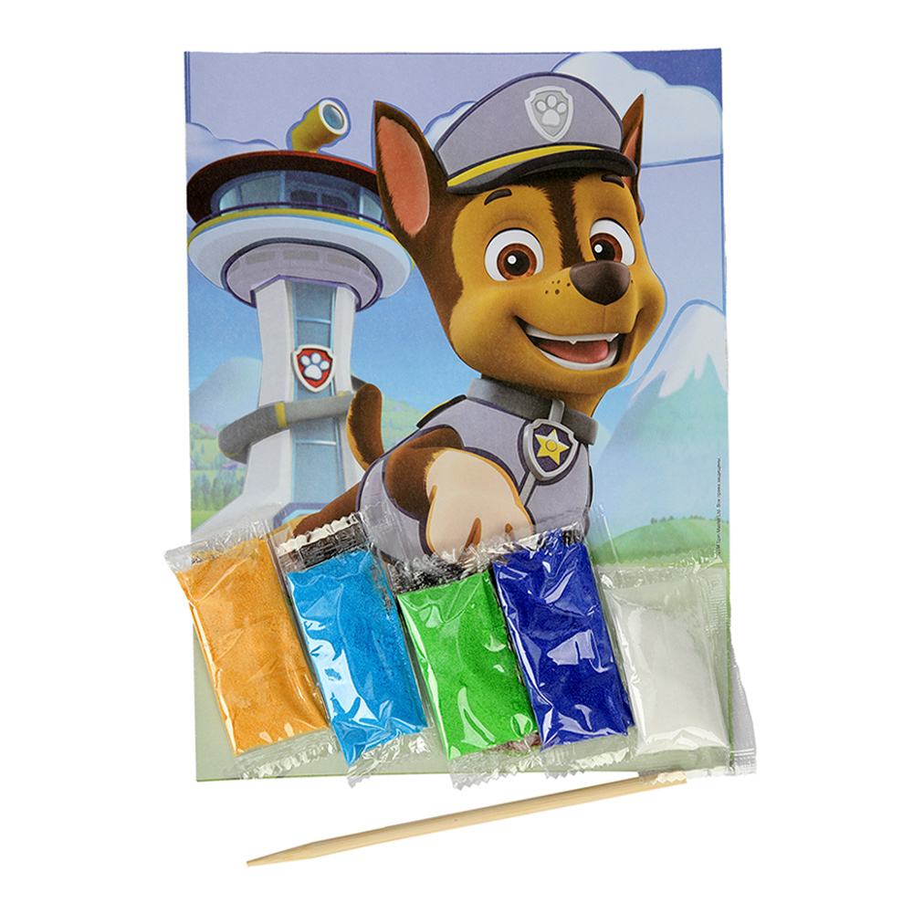 картинка Аппликация MultiArt SANDM-110744 Щенячий патруль, из песка, матовая 