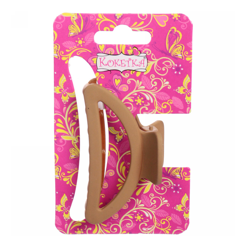 картинка Краб для волос 746-306 Style Matte, трапеция 6,5 см, в ассортименте 