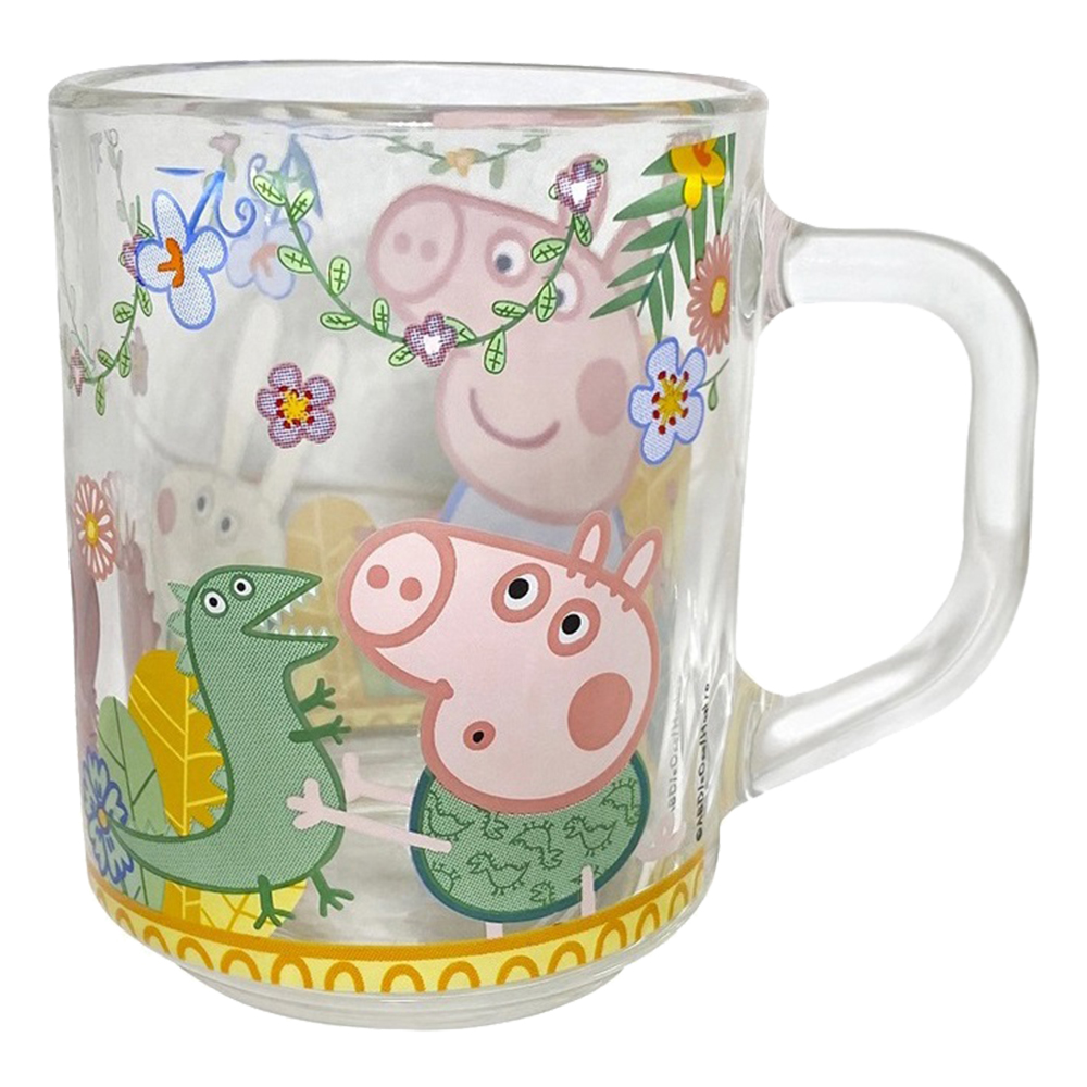Кружка для детей СП250-1 Свинка Пеппа, стекло, 250 мл
