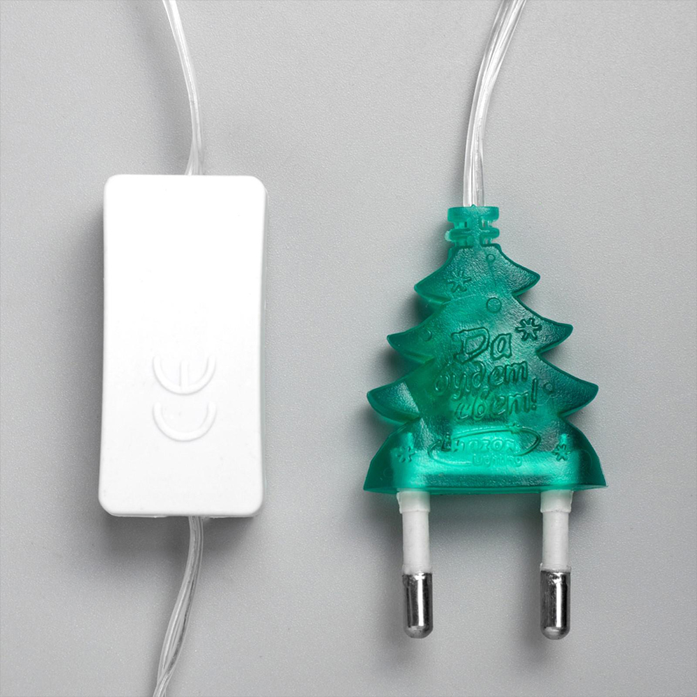 Новогодняя Гирлянда 1080384 Бабочки малые, светодиодная, свечение мульти, нить прозрачная, 5 м, 20 лампочек