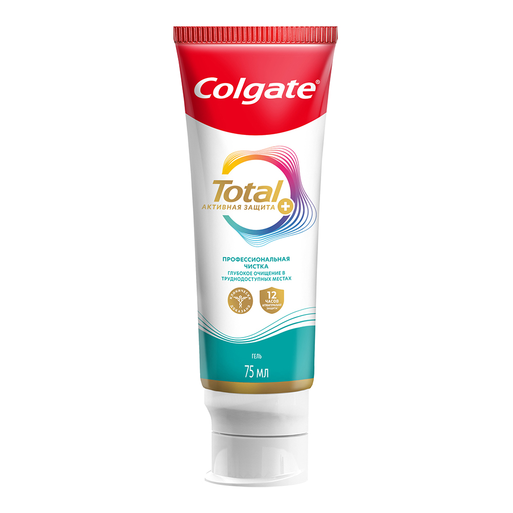 картинка Зубная паста Colgate Total 12 Гель Профессиональная чистка, 75 мл 