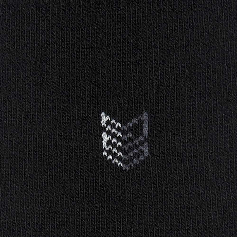 Носки мужские Omsa ECO 406 с рисунком на паголенке Зиг-заг, размер 45-47, Nero