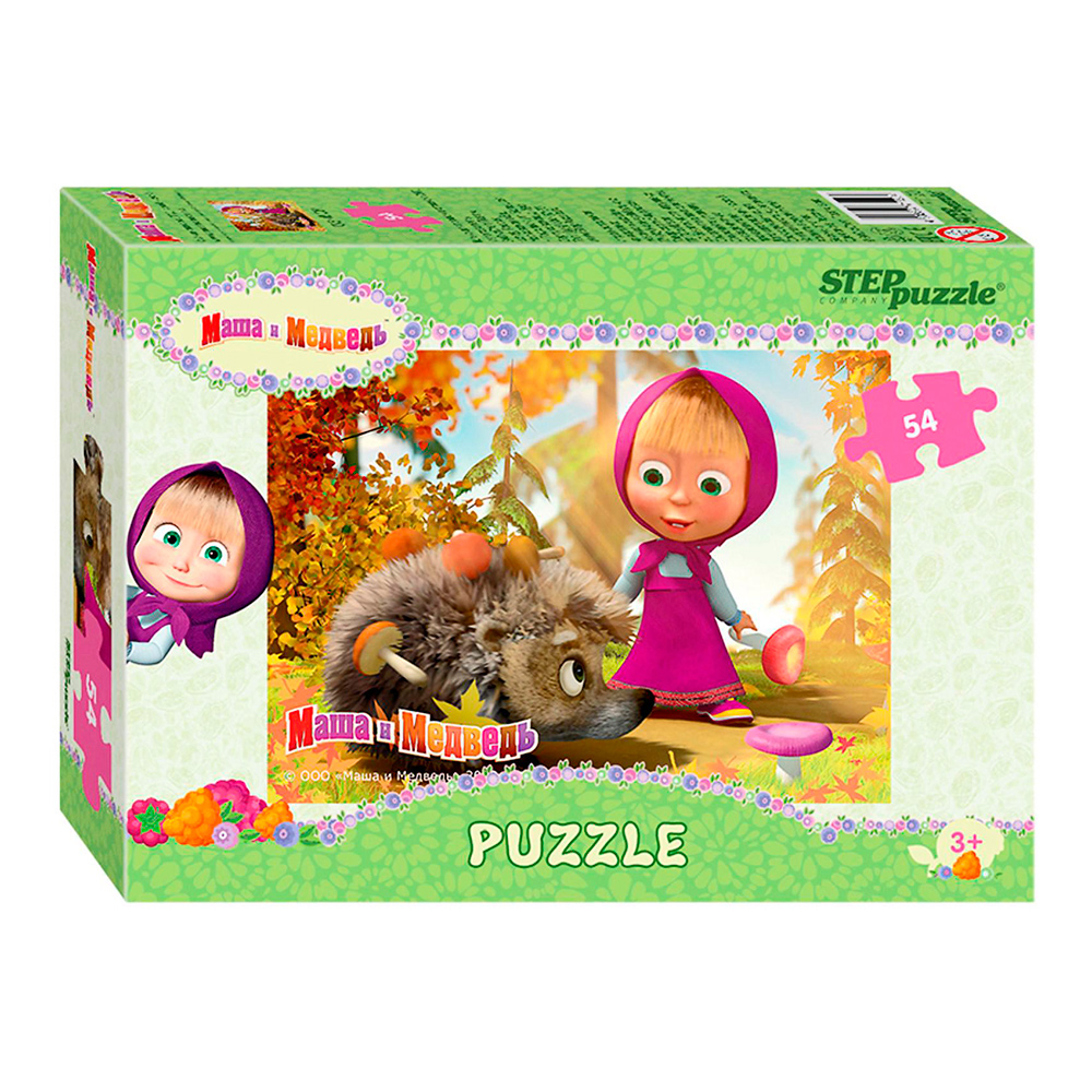 картинка Пазл 780358 Маша и Медведь, 54 элементов 