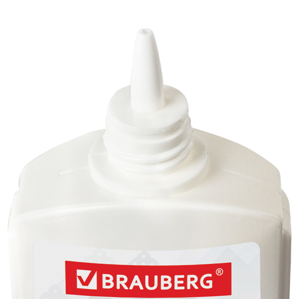 Клей ПВА Brauberg 222925 для бумаги, картона, дерева, с дозатором, 125 г
