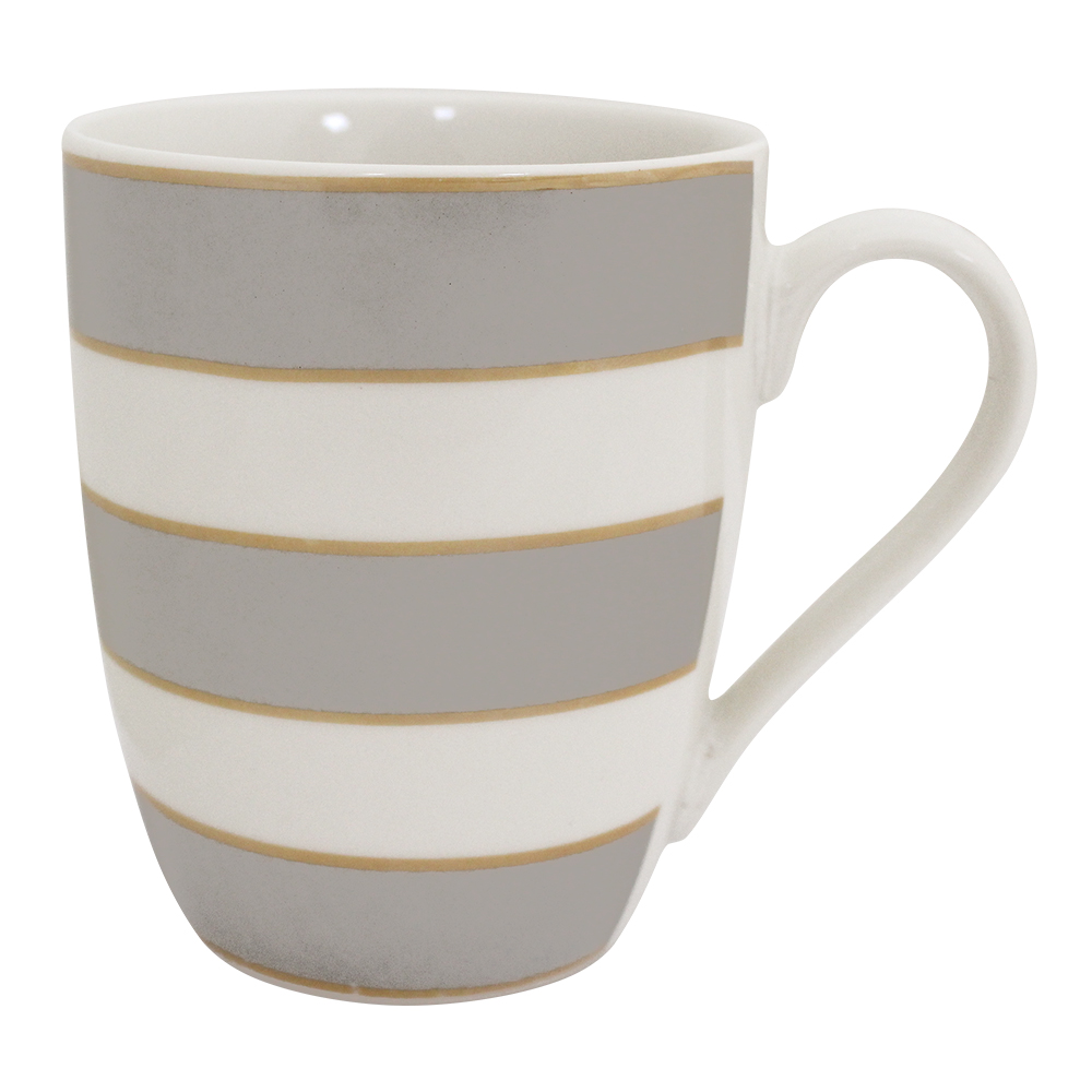 Кружка KKR-99 4 дизайна, Полосы, керамика, 360 мл