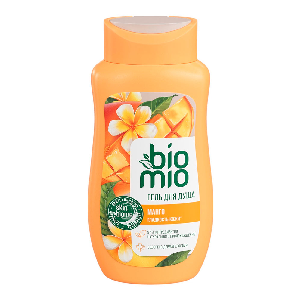 картинка Гель для душа BioMio Манго, 250 мл 