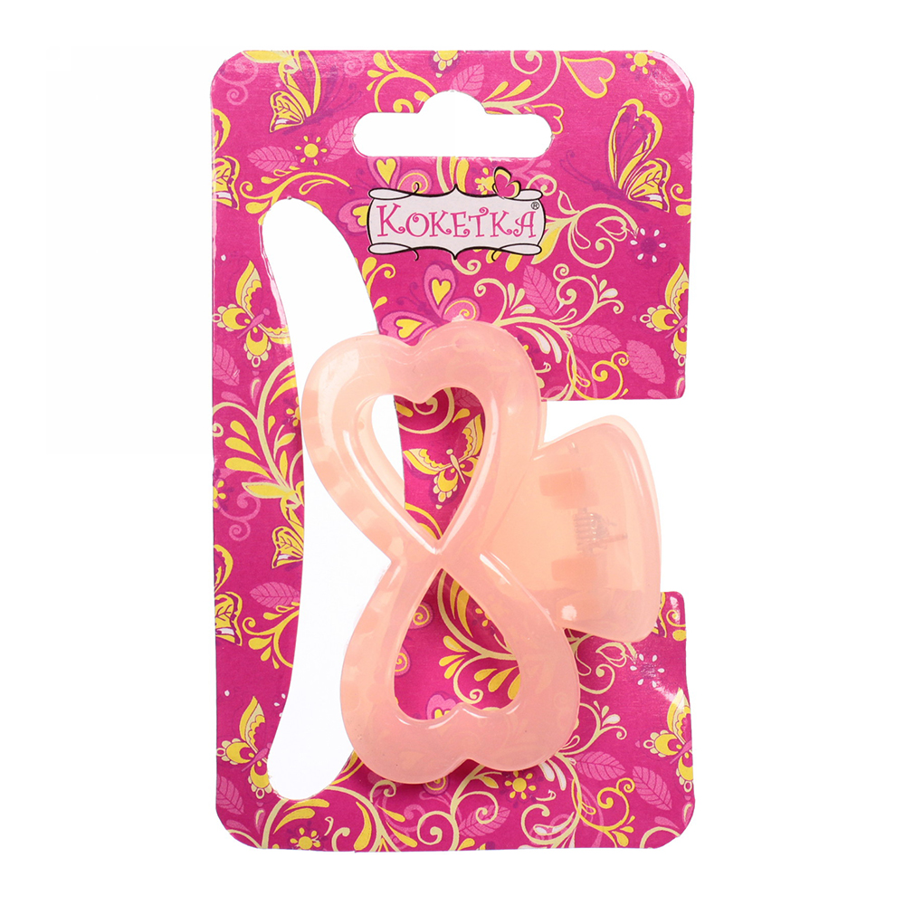 картинка Краб для волос 746-315 Глянец-Бант, на блистере 6 см, в ассортименте 