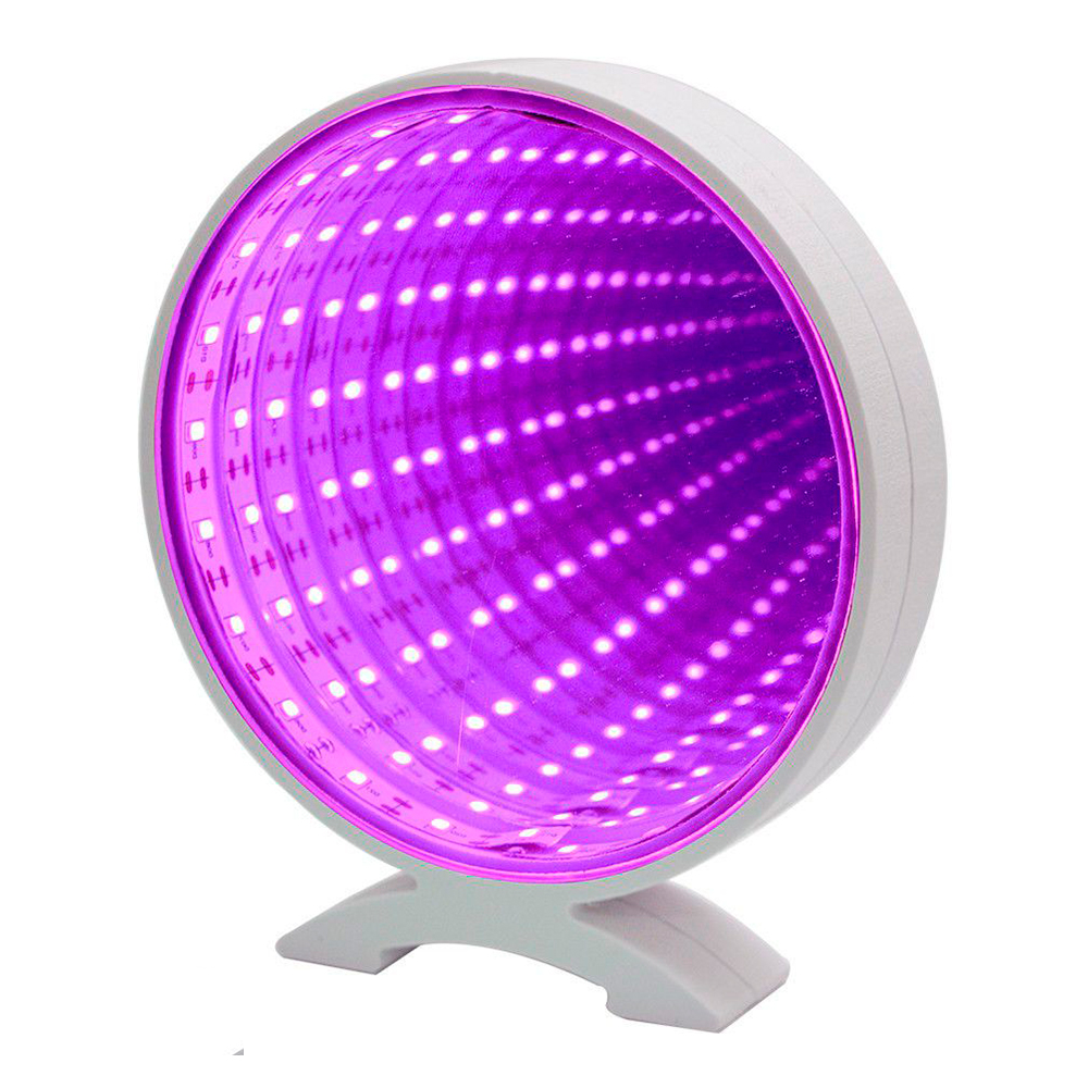 картинка Зеркало настольное Сердце с подсветкой 