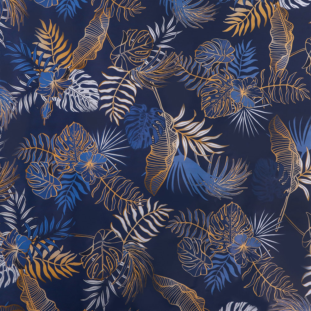 Бумага упаковочная 7334830 глянцевая, двусторонняя, Тропики 100*70 см, разноцветный