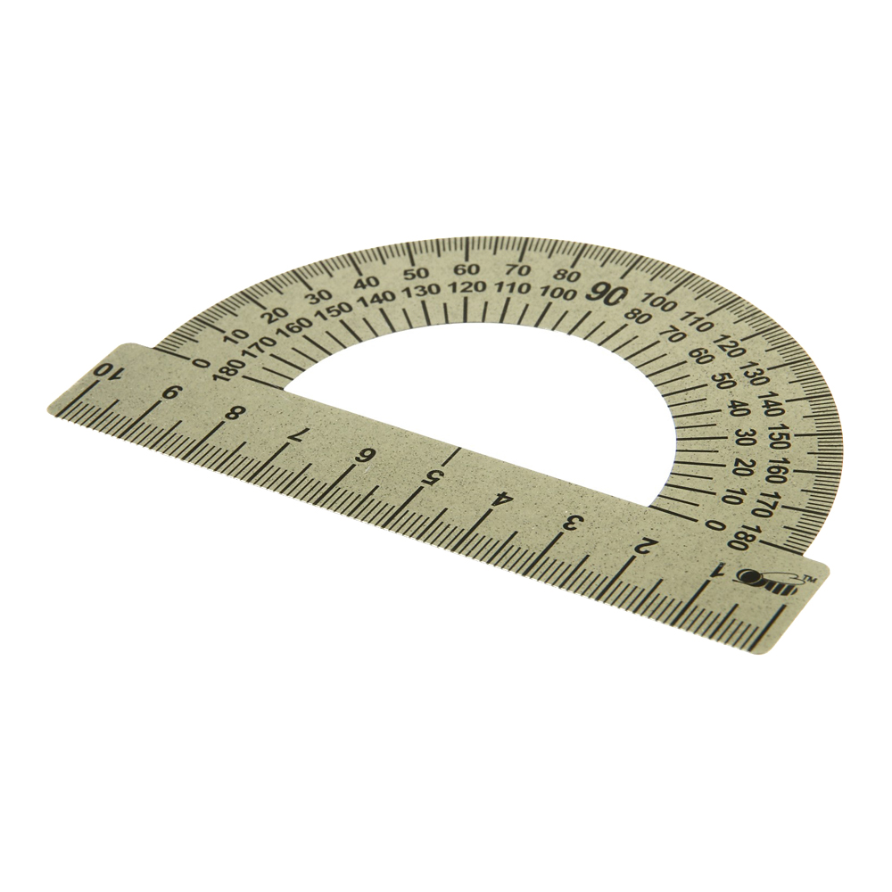 Транспортир 1005296 10 см, металлический