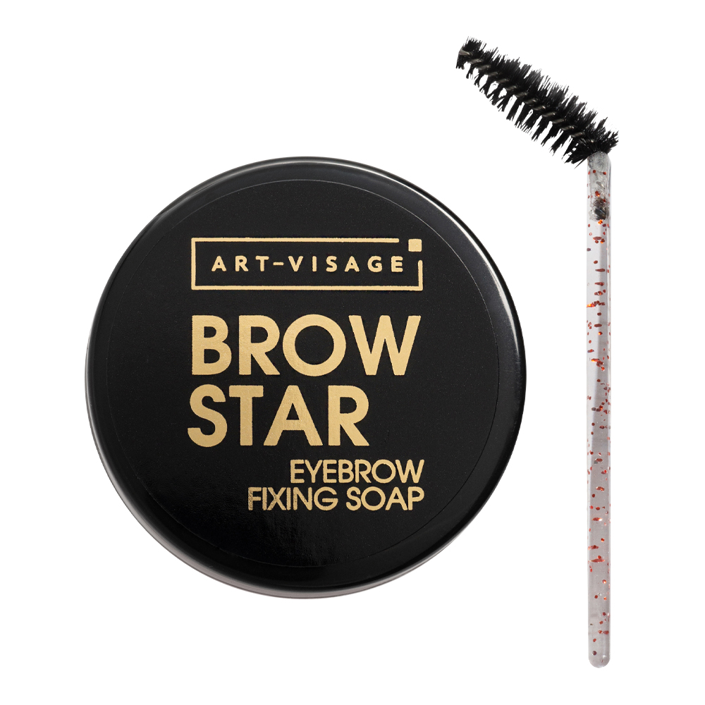 картинка Мыло для бровей Art-Visage Brow Star, прозрачный, тон 31, 12 г 