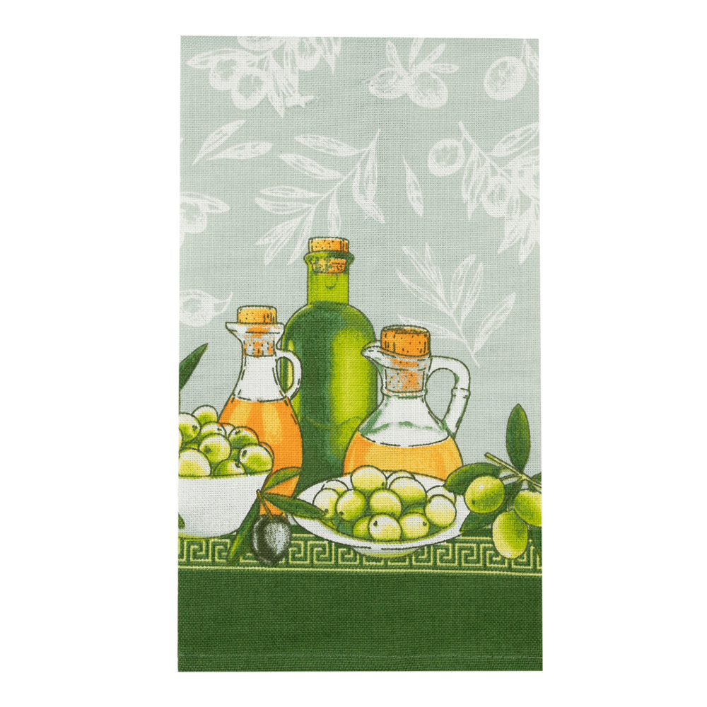 Полотенце кухонное Оливия 2, 100% хлопок, рогожка 35*60 см