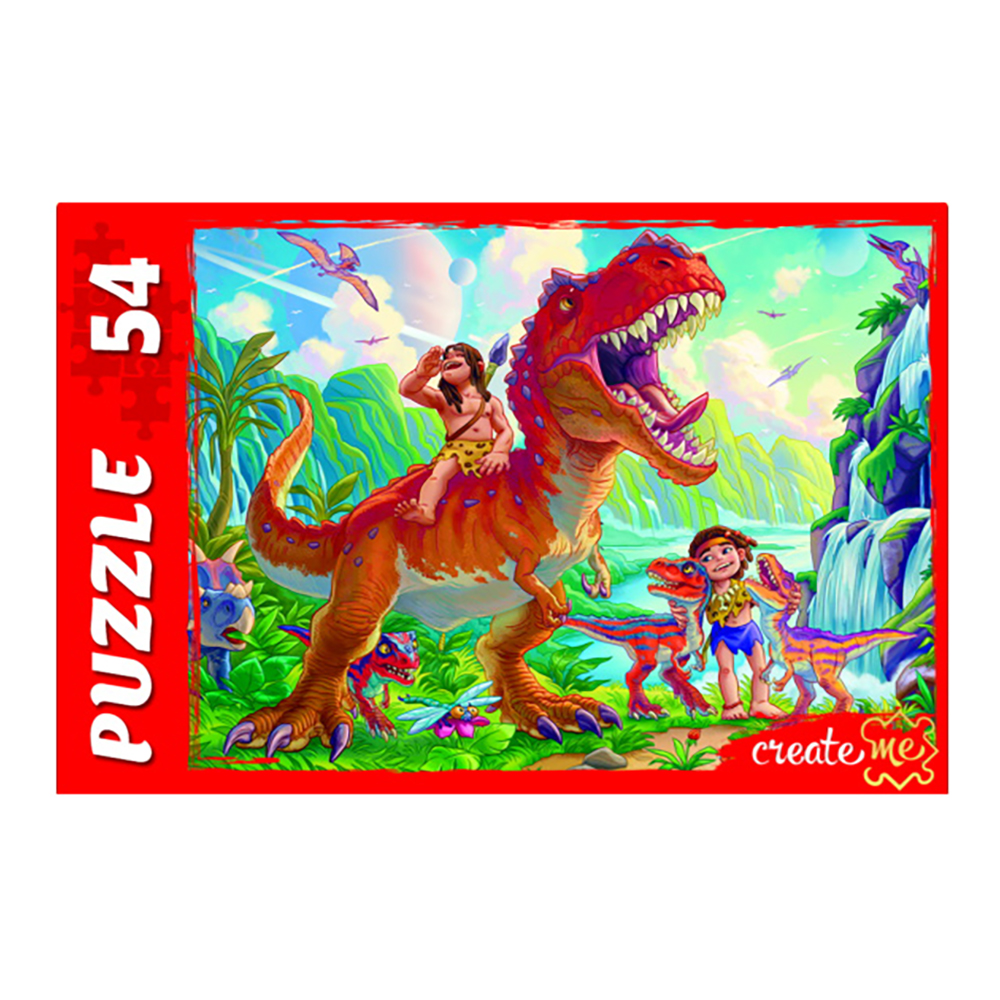 картинка Игра П54-3289 Пазл Мир динозавров № 42, 54 элементов 