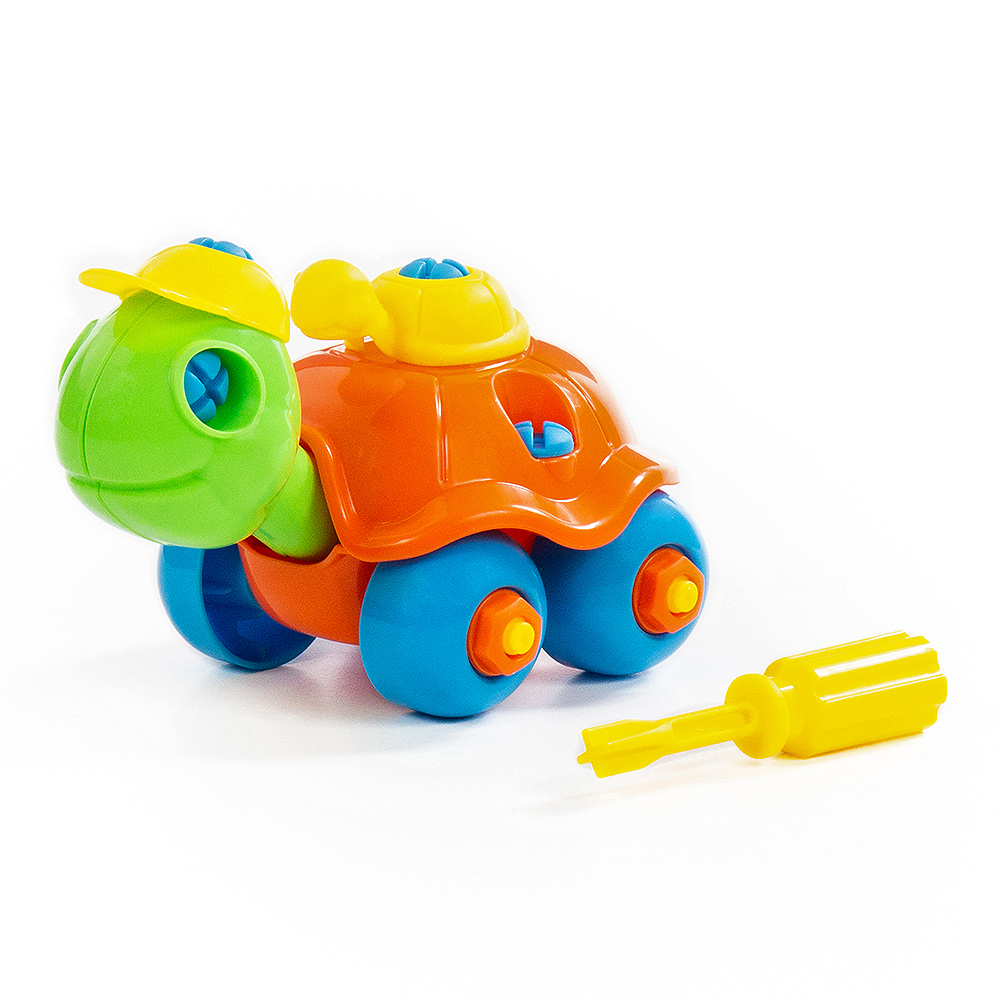 картинка Конструктор Полесье 83555 Черепашка 24 детали 