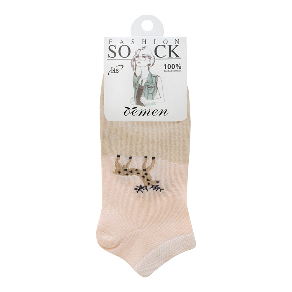 Носки детские Oemen WA5138 с принтом олень, размер 22-24, в ассортименте