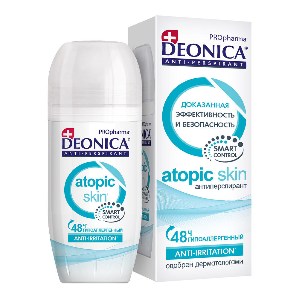 картинка Дезодорант женский Deonica PROpharma Atopic skin, ролик, 50 мл 