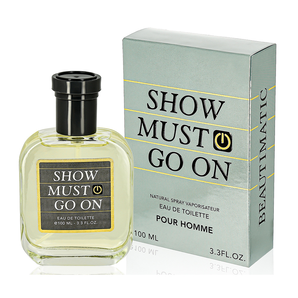 Туалетная вода Show must go on древесный аромат, мужская, 100 мл