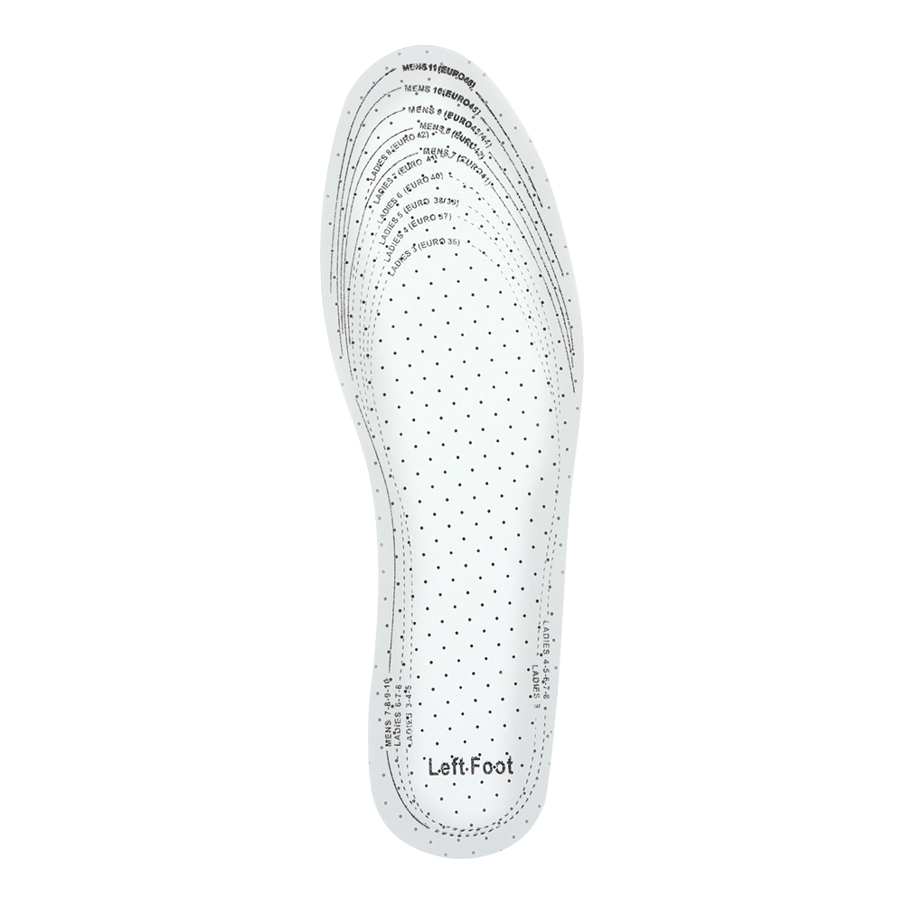 картинка Стельки для обуви универсальные (полиэстер), размер 28-46 