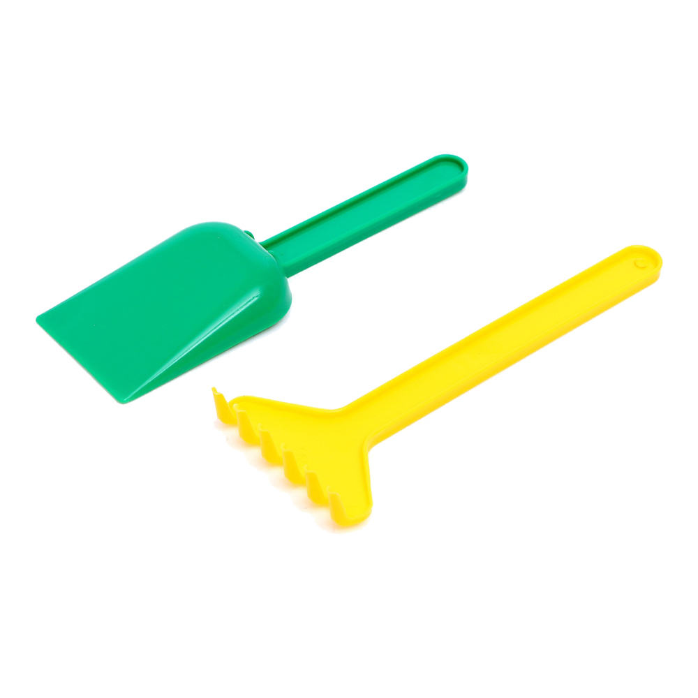 картинка Набор для песочницы 3301611 Соломон совок, грабли, микс 