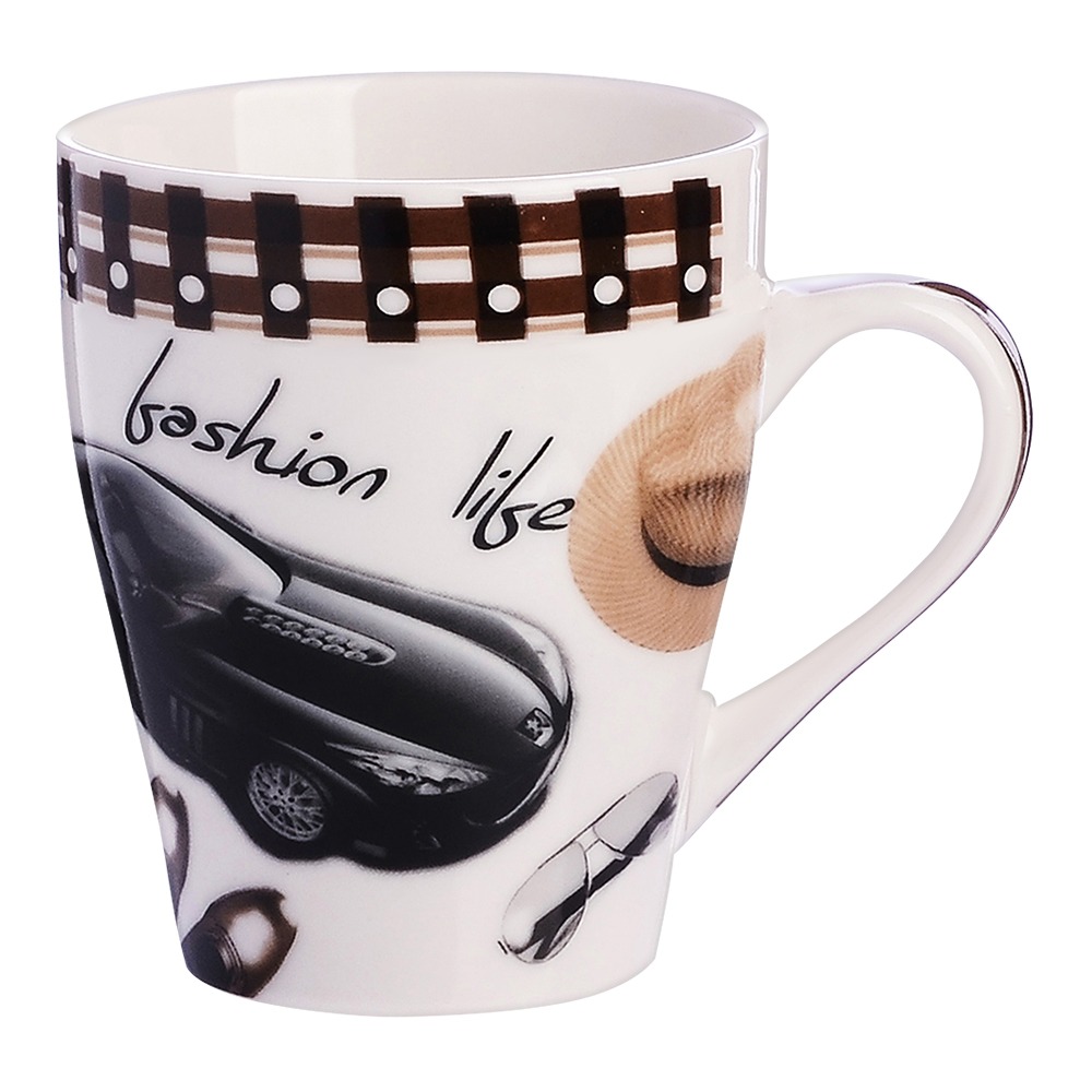 Кружка 28213 Автомобиль, фарфор, 340 мл