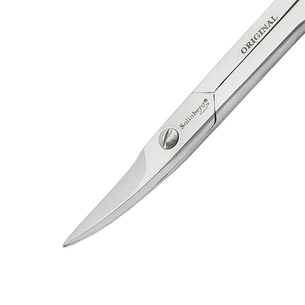 картинка Ножницы маникюрные Solinberg 212a-63600/2 Classic Line, ногтевые, лезвие 32мм, матовые 